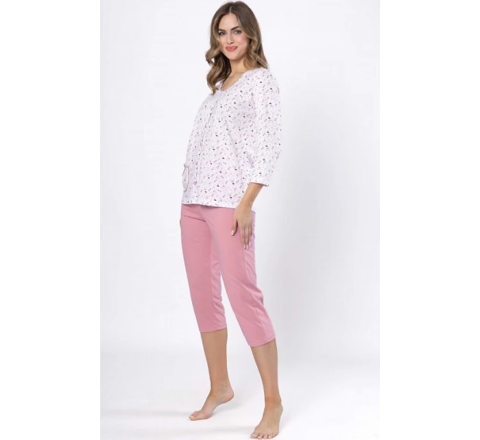 Pyžamo Leveza 1636 Dobrusia 3/4 M-2XL otvorené