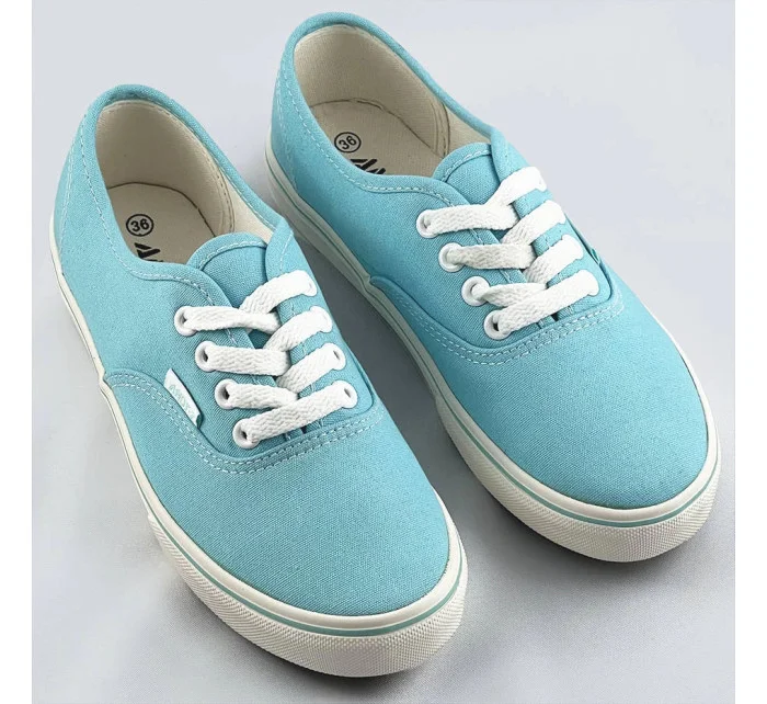 Světle modré dámské šněrovací tenisky model 17134064 - ANDY-Z Světle modré dámské šněrovací tenisky model 17134064 - ANDY-Z