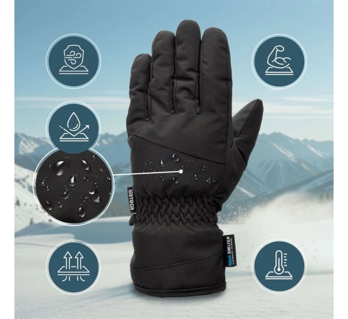 Zimné rukavice Meteor Nevis L black Zimné rukavice Meteor Nevis L black