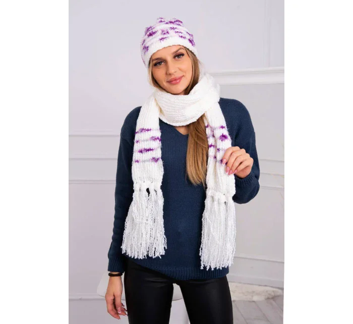 Dámská souprava se šátkem model 18751049 - K-Fashion Dámská souprava se šátkem model 18751049 - K-Fashion