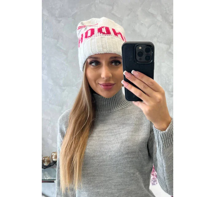 Dámska čiapka London K385 biela Dámska čiapka London K385 biela