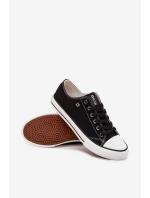 Trampki Męskie Niskie Materiałowe Big Star DD174504 Czarne