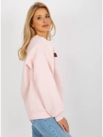 Dámska mikina EM BL 760.01 svetlo ružová - FPrice