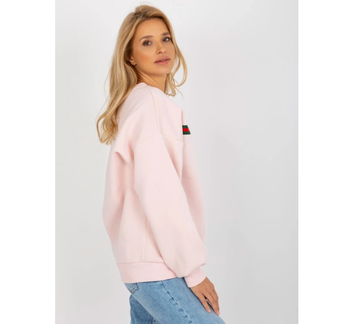Dámska mikina EM BL 760.01 svetlo ružová - FPrice