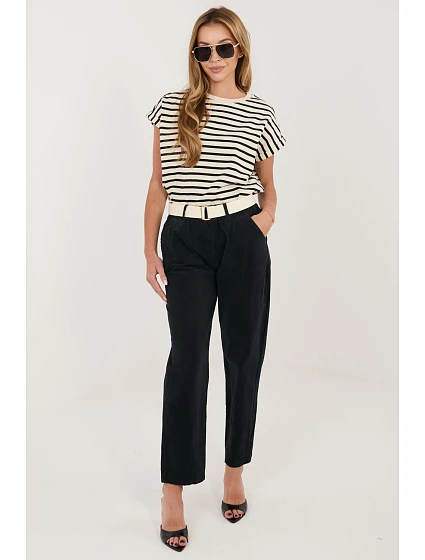 Šnúrové nohavice model 226456 Taliansko Moda