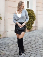 Dámský svetr světle šedý Dstreet model 21966992 - FashionStreet Dámský svetr světle šedý Dstreet model 21966992 - FashionStreet