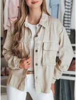 Dámská přechodná bunda v jedné velikosti v  cappuccino Dstreet model 21986538 - FashionStreet