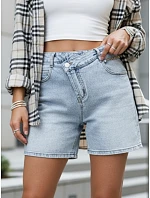 FashionStreet dámske modré džínsové šortky SY0492