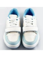Svetlo modro-biele dámske dvojbaravné tenisky "adidasky" (AD-585) Svetlo modro-biele dámske dvojbaravné tenisky "adidasky" (AD-585)
