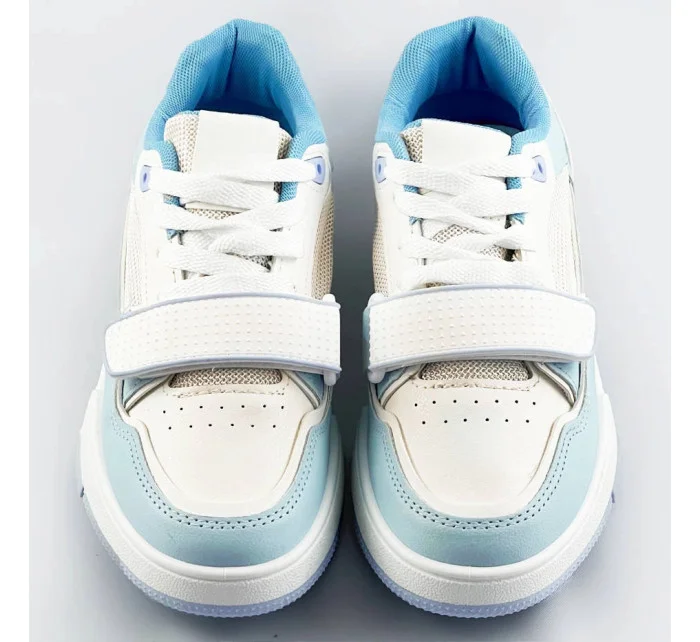 Svetlo modro-biele dámske dvojbaravné tenisky "adidasky" (AD-585) Svetlo modro-biele dámske dvojbaravné tenisky "adidasky" (AD-585)