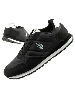 U.S. Polo model 22115609 sportovní boty tenisky pánské módní pohodlné černé