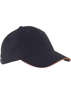KP 011 6 Panelová sandwich kšiltovka black/orange model 22460971 - K-up