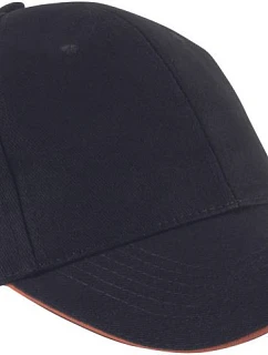 KP 011 6 Panelová sandwich kšiltovka  black/orange model 22460971 - K-up