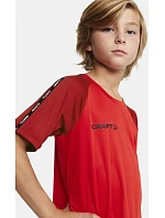 Squad Go Contrast Jersey Jr Dětské kontrastní sportovní tričko model 22468575 - Craft Teamwear