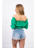 Španielska blúzka tmavo zelená Španielska blúzka tmavo zelená