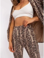 DHJ nohavice SP 13926 3.67P čierna a béžová