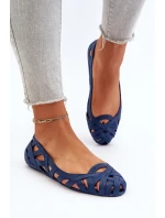 Dámske gumové baleríny Navy Blue Salam