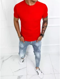 Pánské základní červené tričko Dstreet model 21964734 - FashionStreet