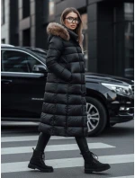 Dámská prošívaná zimní bunda s kapucí černá Dstreet model 21972168 - FashionStreet