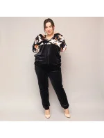 Černý dámský velurový komplet model 20070142 - Moon