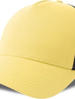 Atlantis Headwear Rapper Cotton-S 5-panelová truckerová čiapka 33.0260 lemonade/black