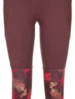 Dámske legíny Solas-w tmavo červená - Kilpi