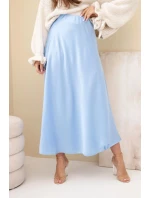 Sukně dámská viskózová model 21881417 modrá - K-Fashion