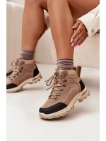 Dámské Trekingové Boty Big Star model 21705988 Béžové - Big Star Shoes Dámské Trekingové Boty Big Star model 21705988 Béžové - Big Star Shoes