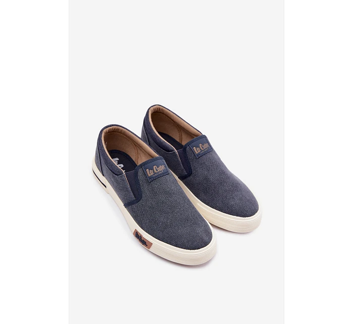 Pánské tenisky Slip On model 22101674 tmavě modré - Lee Cooper