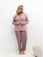 Piżama DU PI FP model 21766300 jasny różowy - FPrice Piżama DU PI FP model 21766300 jasny różowy - FPrice