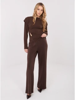 Nohavice MJ SP H3061.03 tmavohnedé