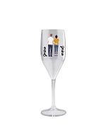 Personalizovaná nerozbitná pohár na prosecco s párom Personalizovaná nerozbitná pohár na prosecco s párom