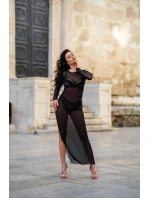 Dámske šaty V-10679 black - Axami