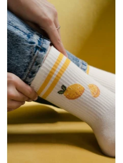 Dámske vzorované ponožky 099