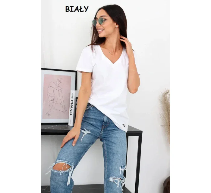 Dámská halenka s krátkým rukávem Dámská halenka s krátkým rukávem