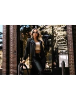 624-3 Krátke strapce z mäkkej ekokože - čierne 624-3 Krátke strapce z mäkkej ekokože - čierne