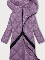Dámska prešívaná zimná bunda ružová (H-896-38)