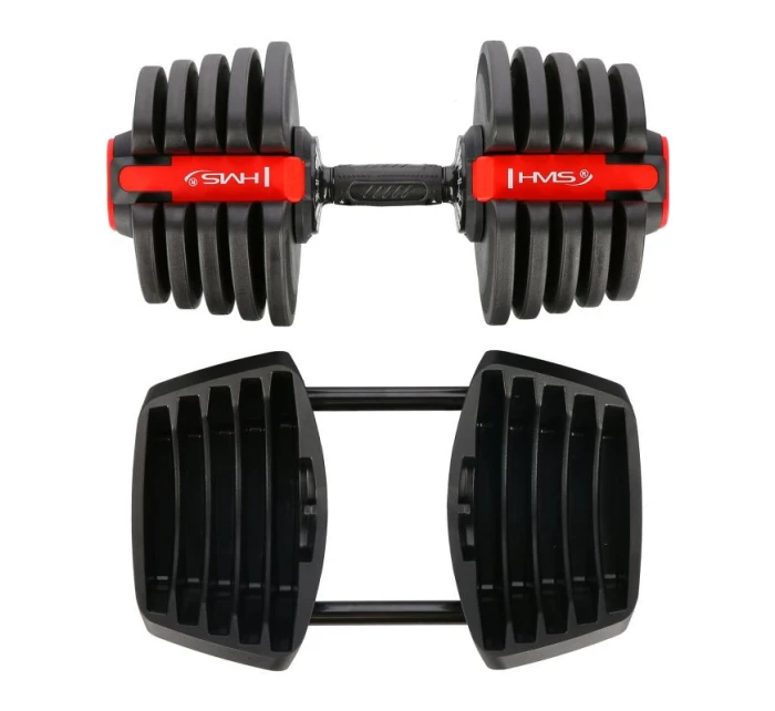HMS SGR40 PRO SET 2v1 nastaviteľná sada činiek 43,5 kg HMS SGR40 PRO SET 2v1 nastaviteľná sada činiek 43,5 kg