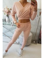 Sada s ozdobnými stuhami tmavo púdrovo ružová Sada s ozdobnými stuhami tmavo púdrovo ružová