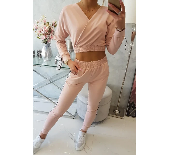 Sada s ozdobnými stuhami tmavo púdrovo ružová Sada s ozdobnými stuhami tmavo púdrovo ružová