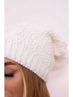 Fleecová čiapka Sandra K210 biela Fleecová čiapka Sandra K210 biela