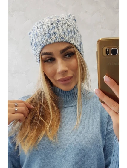 Fleecová čepice  modrá model 18751337 - K-Fashion