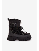 Dětské černé sněhule model 21747728 - Boto Dětské černé sněhule model 21747728 - Boto