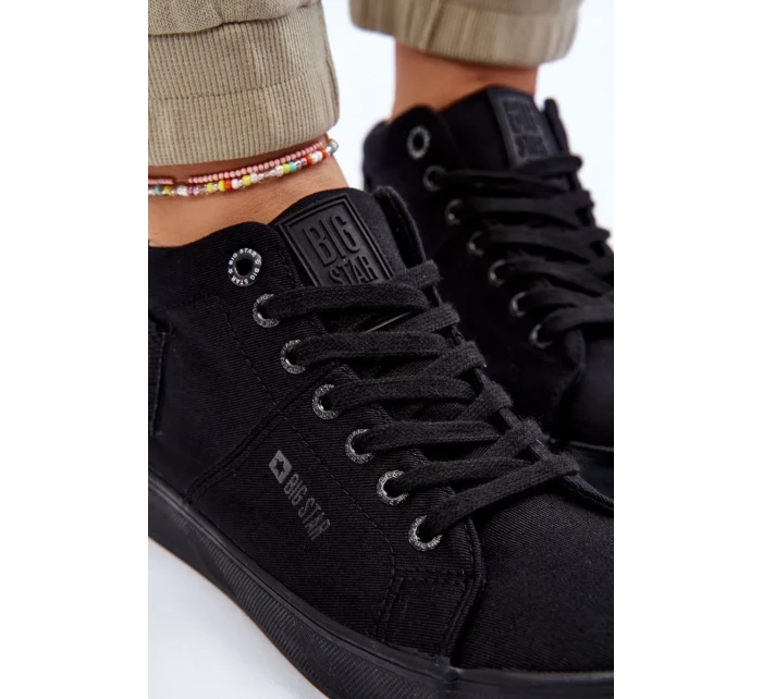Dámské klasické vysoké tenisky Big Star LL274001 Černé Dámské klasické vysoké tenisky Big Star LL274001 Černé