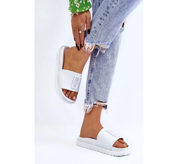 Dámské pantofle Big Star model 19994117 Bílé - Big Star Shoes