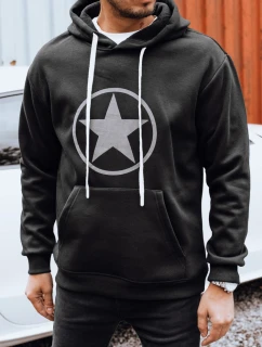 Pánská černá mikina model 21993054 - Dstreet