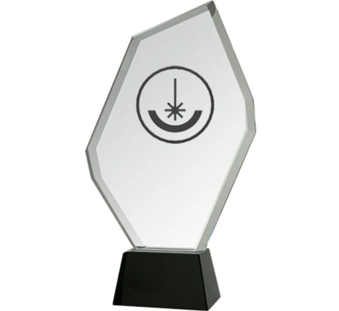 Trofeum szklane grawerowane z etui