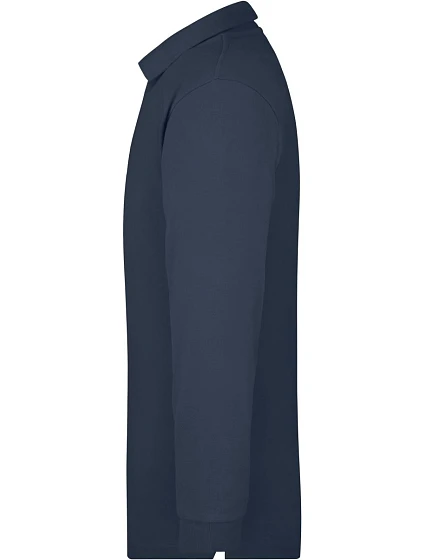 JN 22 Piqué polo s dlouhým rukávem z těžké bavlny model 22514873 navy - Daiber JN 22 Piqué polo s dlouhým rukávem z těžké bavlny model 22514873 navy - Daiber
