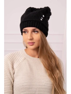 Dámska čiapka Larisa K395 čierna