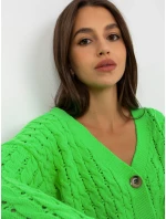 Dámsky sveter LC SW 8036 fluo zelený Dámsky sveter LC SW 8036 fluo zelený